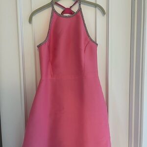 Kate Spade Vibrant Pink Kids Halter Dress